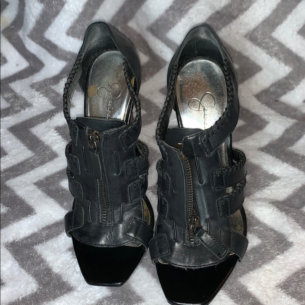 Jessica Simpson black heels